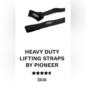 Heavy Duty Pioneer Powerlifting Straps